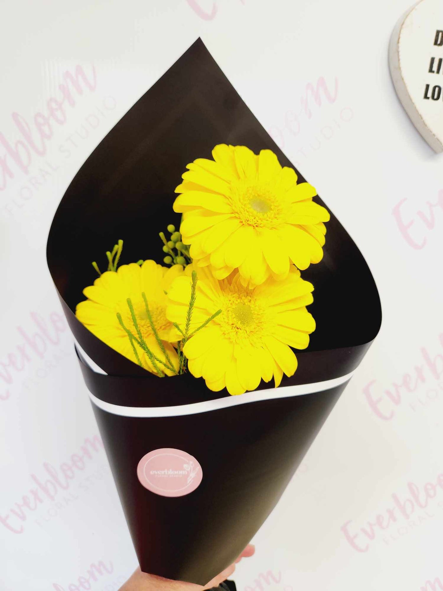 Trio of Gerberas - Everbloom Floral Studio