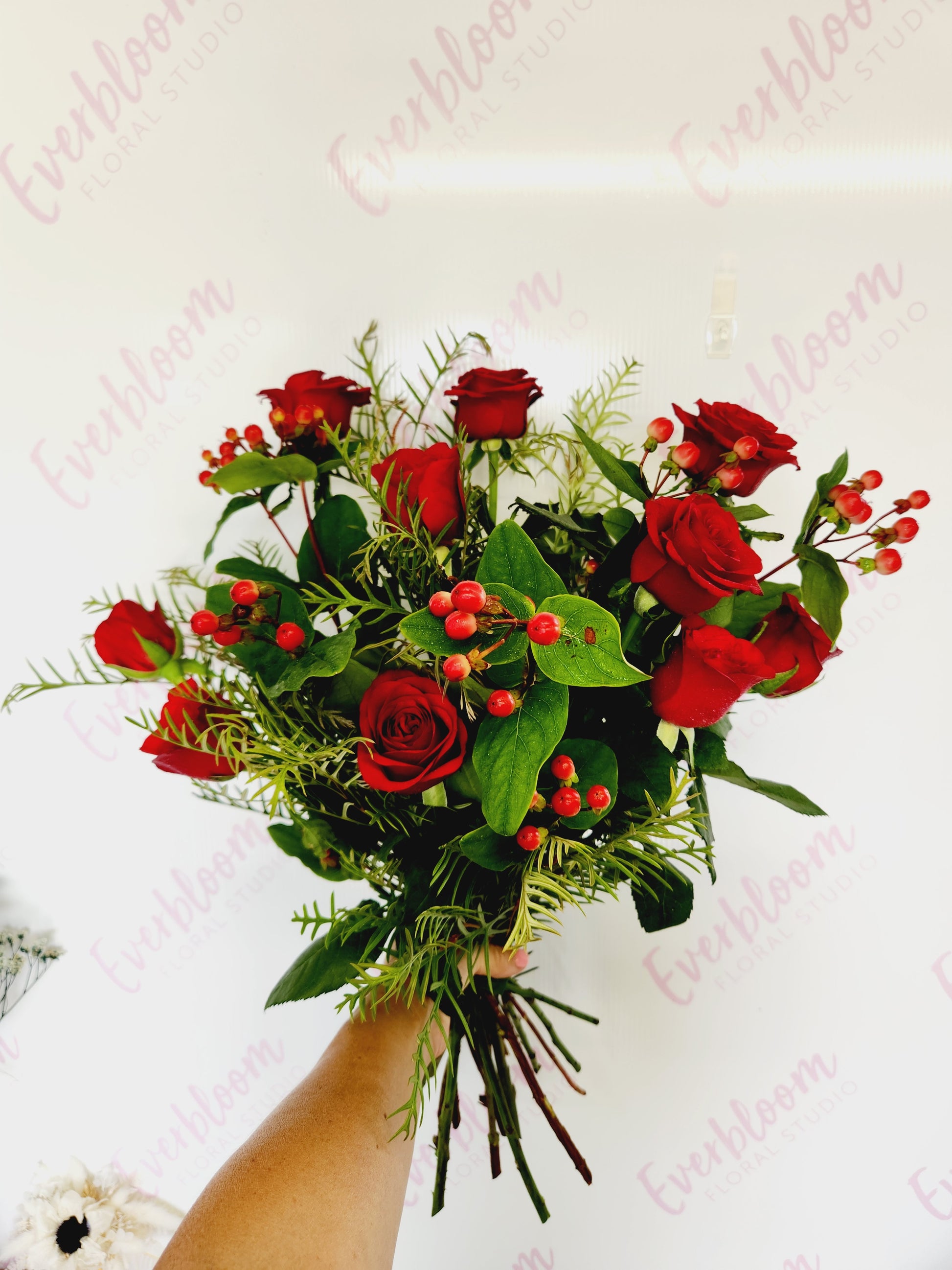 Dozen red roses for all special occasions, anniversaries, love, valentines day. Everbloom Floral Studio - Mount Maunganui and Papamoa Florist