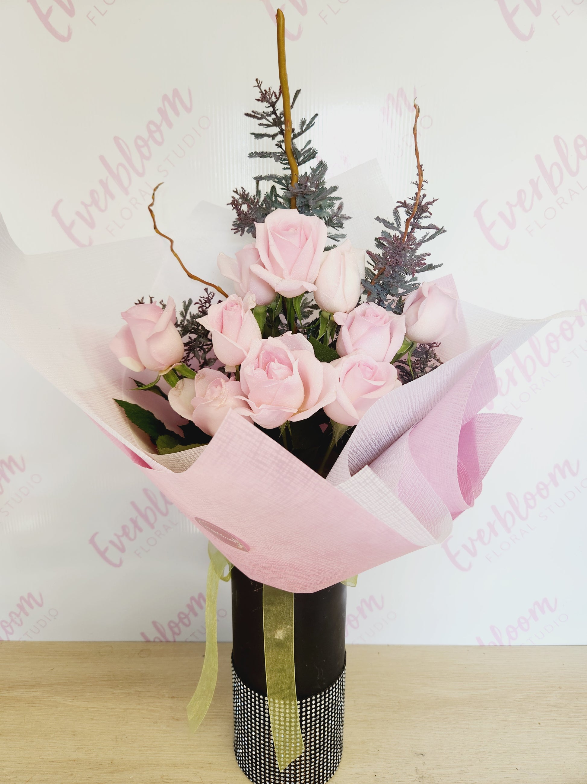 Beautiful long stemmed Dozen Roses - Everbloom Floral Studio - Local florist of Mount Maunganui and Papamoa