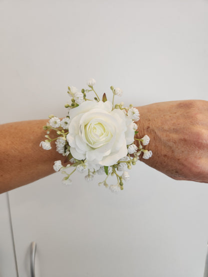 Faux Wrist Corsages and Buttonholes