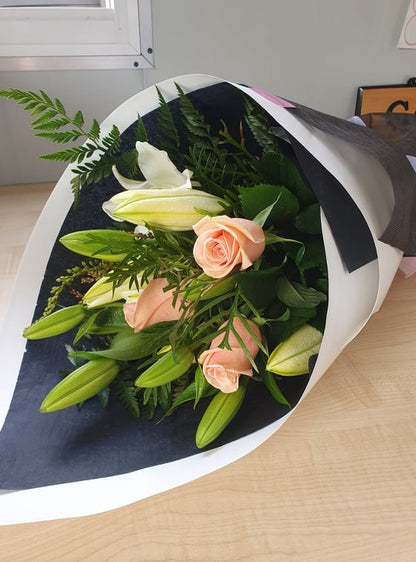 Lily & Rose Bouquet - Everbloom Floral Studio