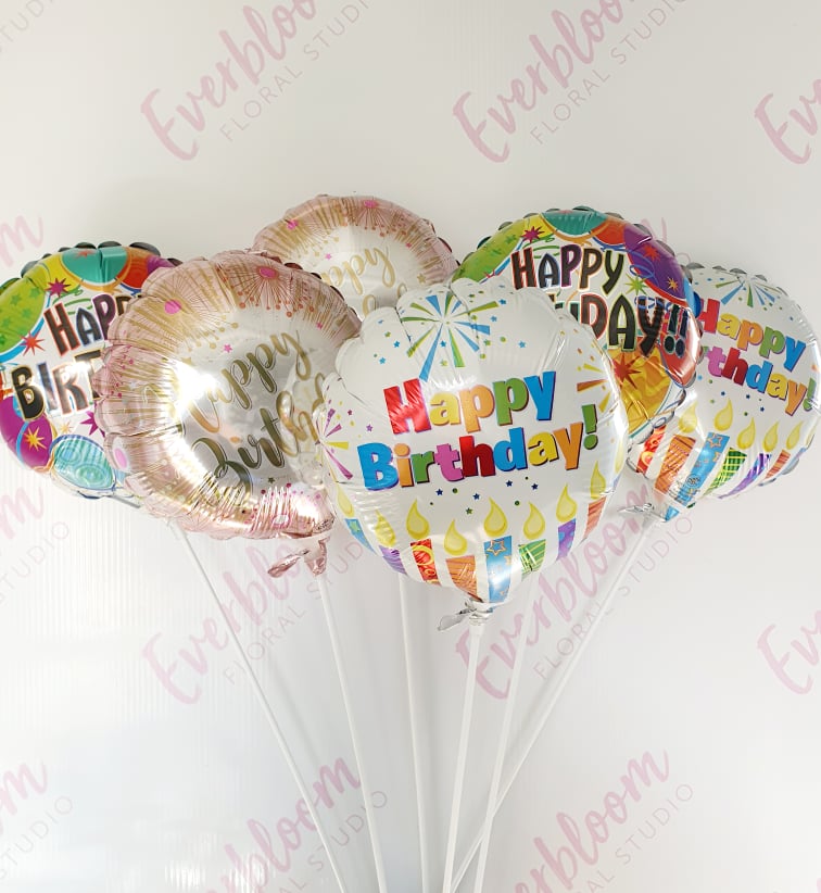 Birthday balloons, add on gifts to accompany any beautiful bouquet of flowers or floral arrangement made by our florist in mount maunganui. Same day flower delivery to Mount maunganui, papamoa and tauranga. Everbloom Floral Studio your local Mount Maunganui Florist