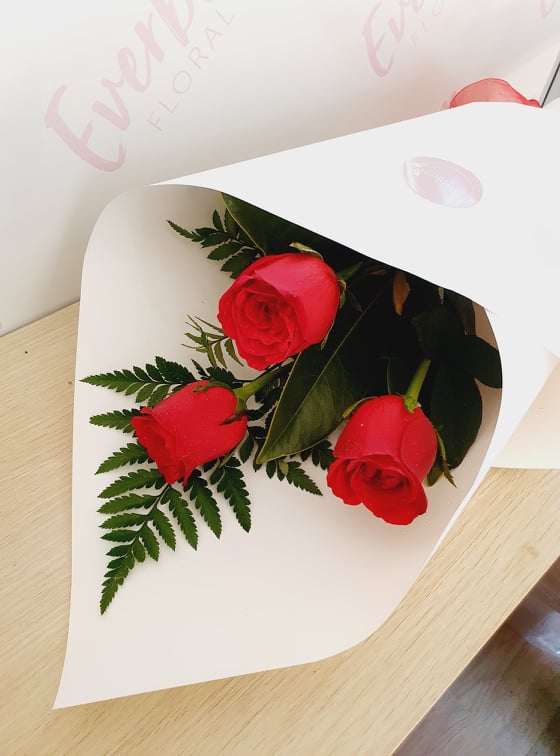 Trio of Roses - Everbloom Floral Studio