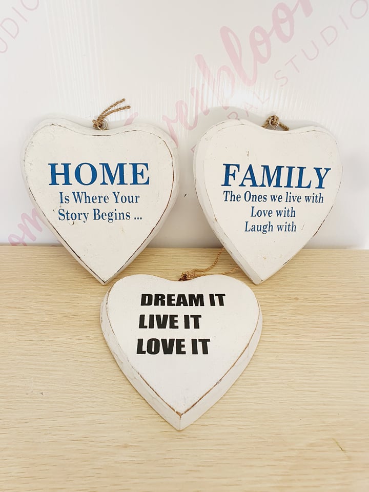 Wooden Hearts - Everbloom Floral Studio