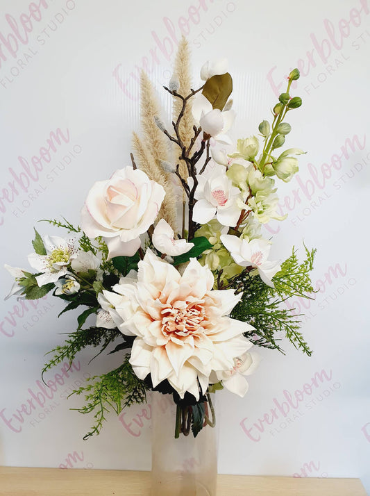 Make her Blush - Silk Flower Arrangement - Everbloom Floral Studio