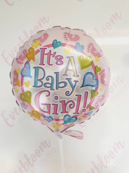 New born baby balloons - Everbloom Floral Studio - Mount Maunganui and Papamoa Florist