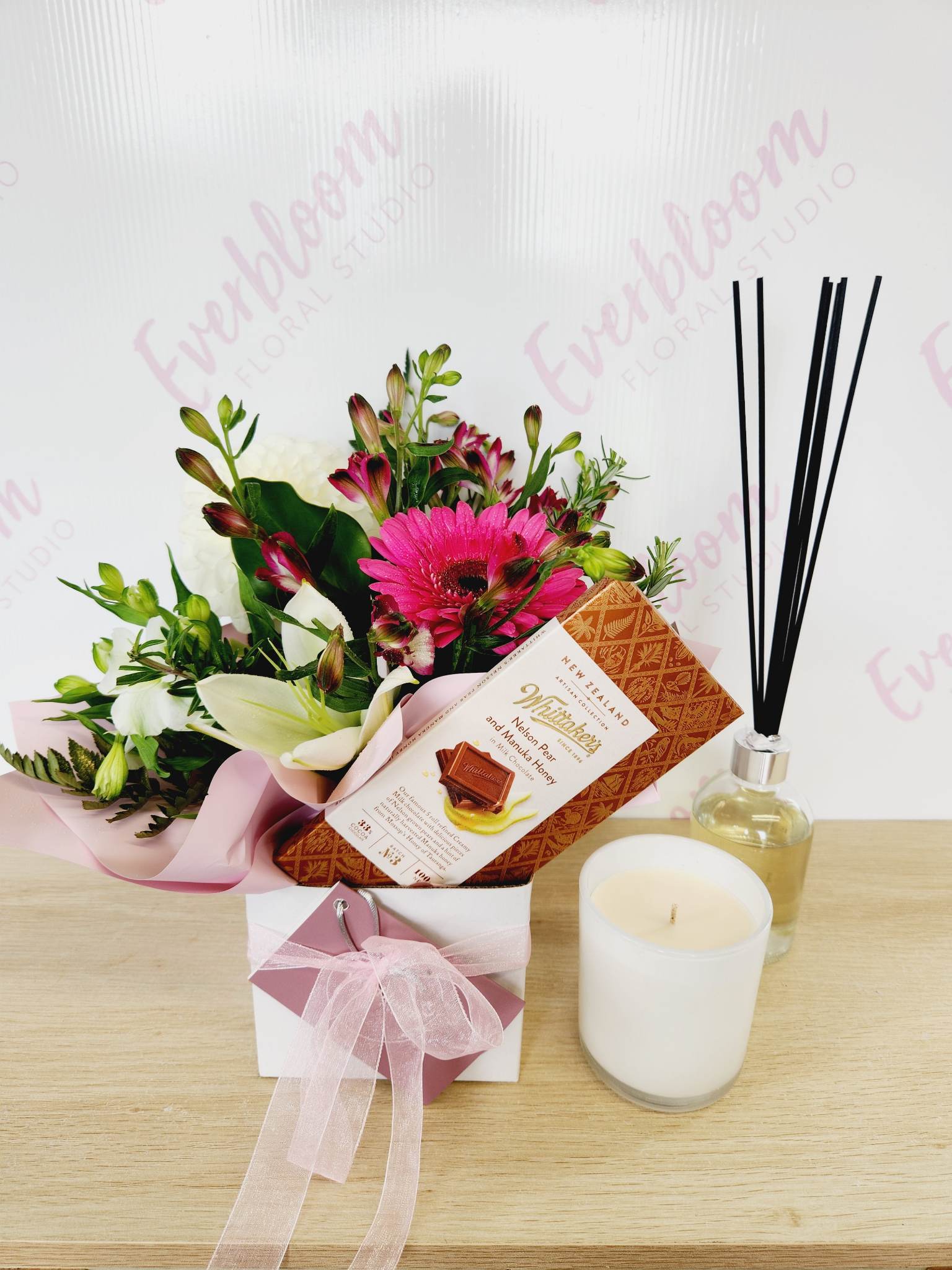 Spoil her gift box, Mothers day gifts - Mount Maunganui and Papamoa Florist. Everbloom Floral studio.
