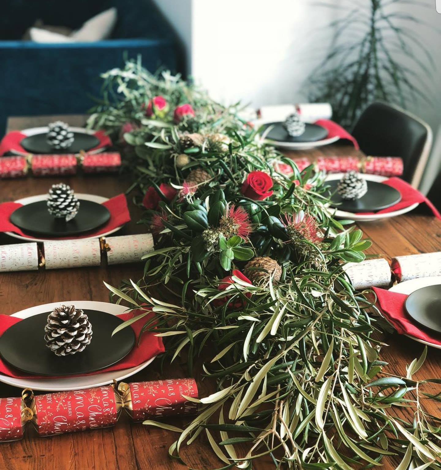 Christmas Table Garlands - Everbloom Floral Studio