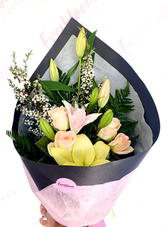 Lily & Rose Bouquet - Everbloom Floral Studio