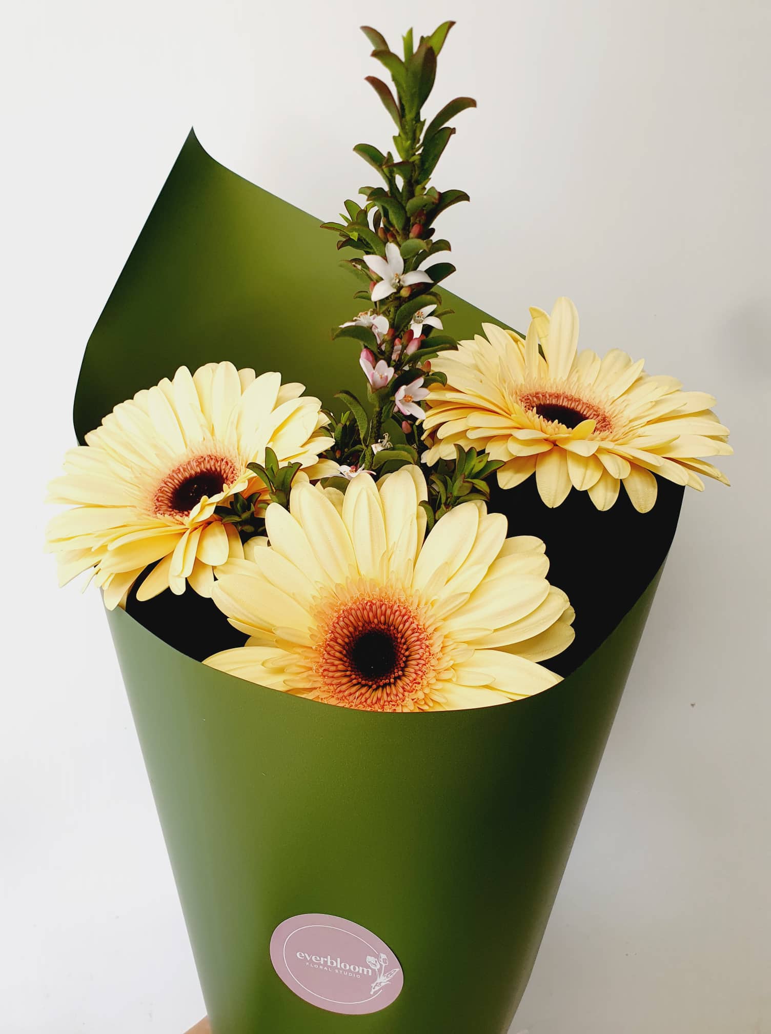 Trio of Gerberas - Everbloom Floral Studio
